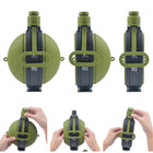 19.8 Oz Foldable Compass Silicone Water Bottle
