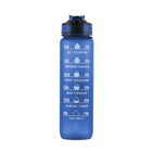 32Oz Sports Water Bottle With Time Marker & Straw