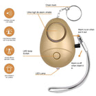 Security Sound Personal Alarm Keychain With Led Light