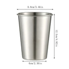 Stainless Steel Pint Cups