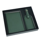 Personalized Leather Passport Holder Luggage Tag Set
