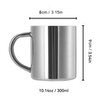 Stainless Steel Coffee Mug with Handle