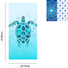 Magnetic Quick-Dry Microfiber Beach Towel