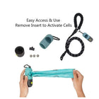 Portable Dog Poop Waste Bag Dispenser With Flashlight