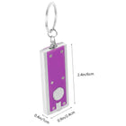 Rectangle Keychain Led Flashlight
