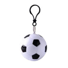 Soccer Shaped Disposable Emergency Raincoat Poncho Ball