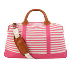 Large Capacity Striped Canvas Bag