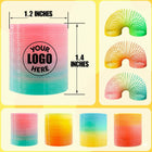 Mini Colorful Rainbow Ring Children's Spring Ring