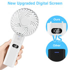 5200Mah Handheld Fan Foldable Usb Rechargeable Battery