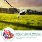 Plastic Round Adhere Golf Ball Position Marker