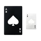 Ace Of Spades Playing Card Bottle Opener