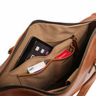 Men'S Cowhide Shoulder Handheld Laptop Briefcase
