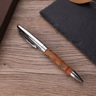 3-In-1 Cork Business Gift Set Business Card Case, Keyring And Ballpoint Pen