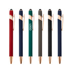 Screen Stylus Press Metal Ballpoint Pen