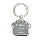 Rotatable Zinc Alloy House Keychain