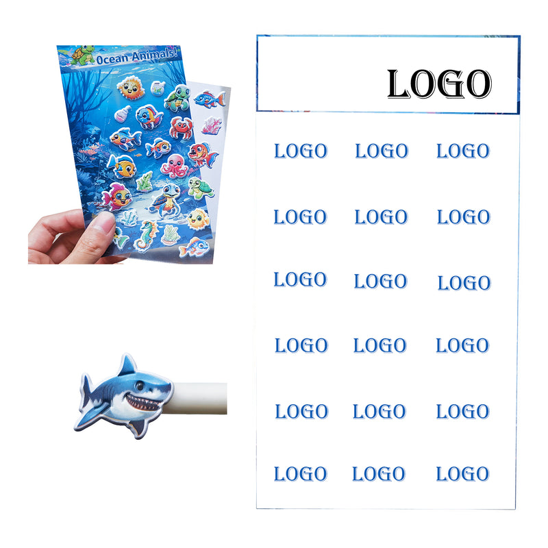 Removable Custom Die Cut Sticker Sheets