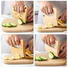 Safe Kids Wooden Chopper Toddler Knife Cutter For Cooking