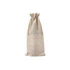 Burlap Wine Bag