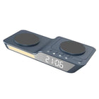Home Dual Cell Phone Wireless Charging With Digital Clock