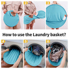Pop-Up Folding Laundry Hamper Basket