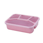 4 Compartment Wheat Straw Bento Lunch Boxes