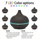 550ml Wood Grain Ultrasonic Essential Oil Humidifier