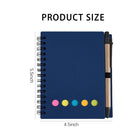 Lined Spiral Notepad with Pen