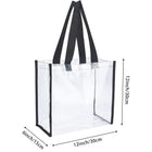 Clear Vinyl Tote Transparent Travel Beach Bag