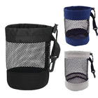 Nylon Mesh Golf Ball Bag With Drawstring Closure