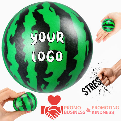 Custom 2.5" Watermelon Stress Reliever