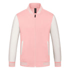 Color-Blocked Baseball Jacket