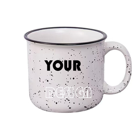 Spotted Ceramic Campfire Mug
