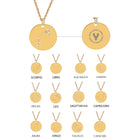 Gold Twelve Constellation Necklace