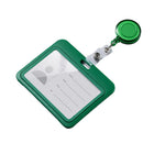 ID Card Holder With Retractable Badge Reel Clip