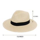 Straw Panama Beach Hat