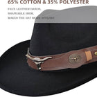 Stylish Roll Up Brim Western Cowboy Hat