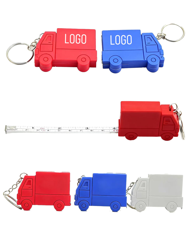 Car-Shaped Tape Measure Keychain