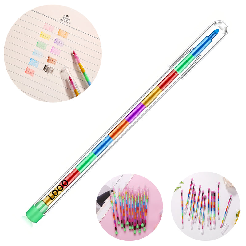 11 in 1 Stackable Colored Crayon