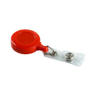 Retractable Round Badge Reel Holder w/ Belt Clip