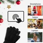 Knitted Smart Touchscreen Gloves-Full Color
