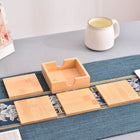 Bamboo Puzzle Coaster Set