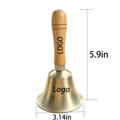 Classic 3.14" Wooden Handle Call Bell