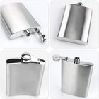 Promotional Engraved Stainless Steel Flask - 7 oz