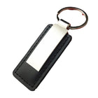 Rectangular Leather Keychain