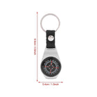 Handheld Alloy Compass With Key Chain