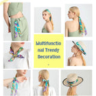 Neckerchief Long Hair Ribbon Neck Scarf Handbag Wrap Neck