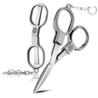 Mini Folding Scissors With Keychain
