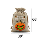Halloween Pumpkin Drawstring Candy Pouch