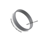 Debossed Color Fill Silicone Wristband