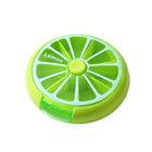 Round Rotating 7-Grid Mini Pill Box Portable